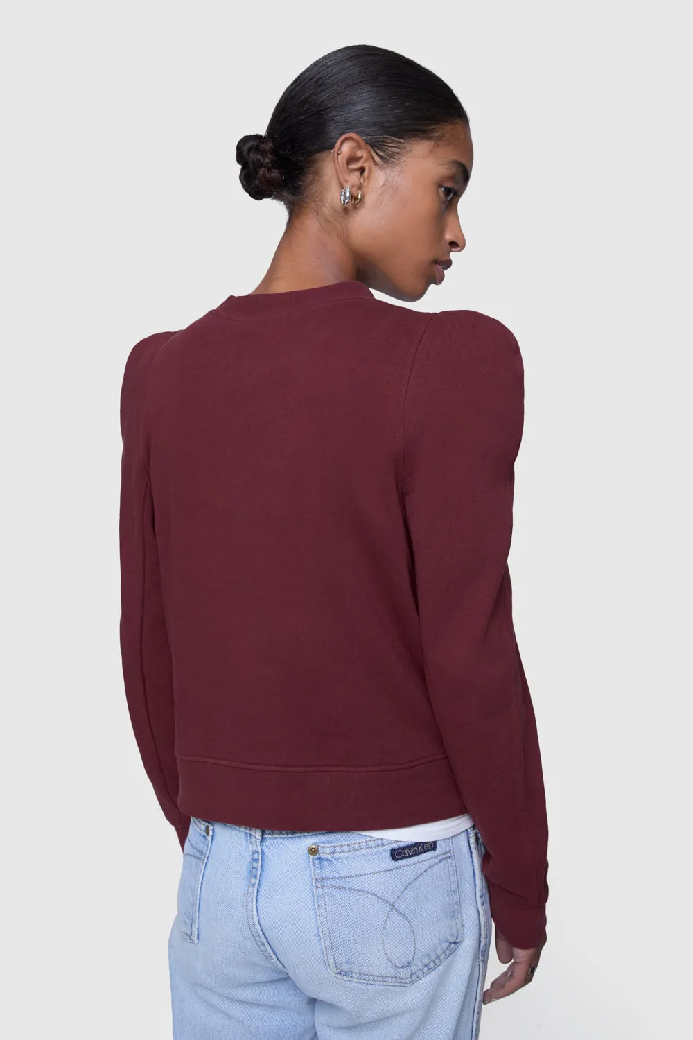 Sweat-shirt sculpté en jade
