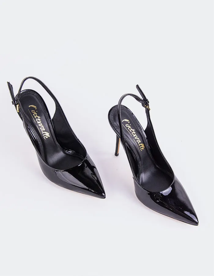 Janvier Noir Verni
