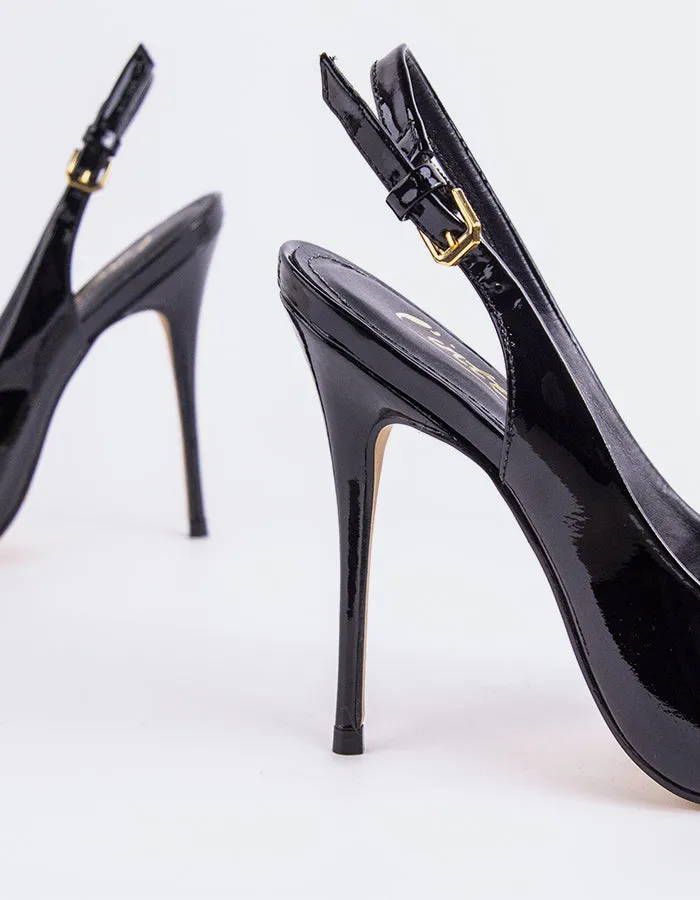 Janvier Noir Verni