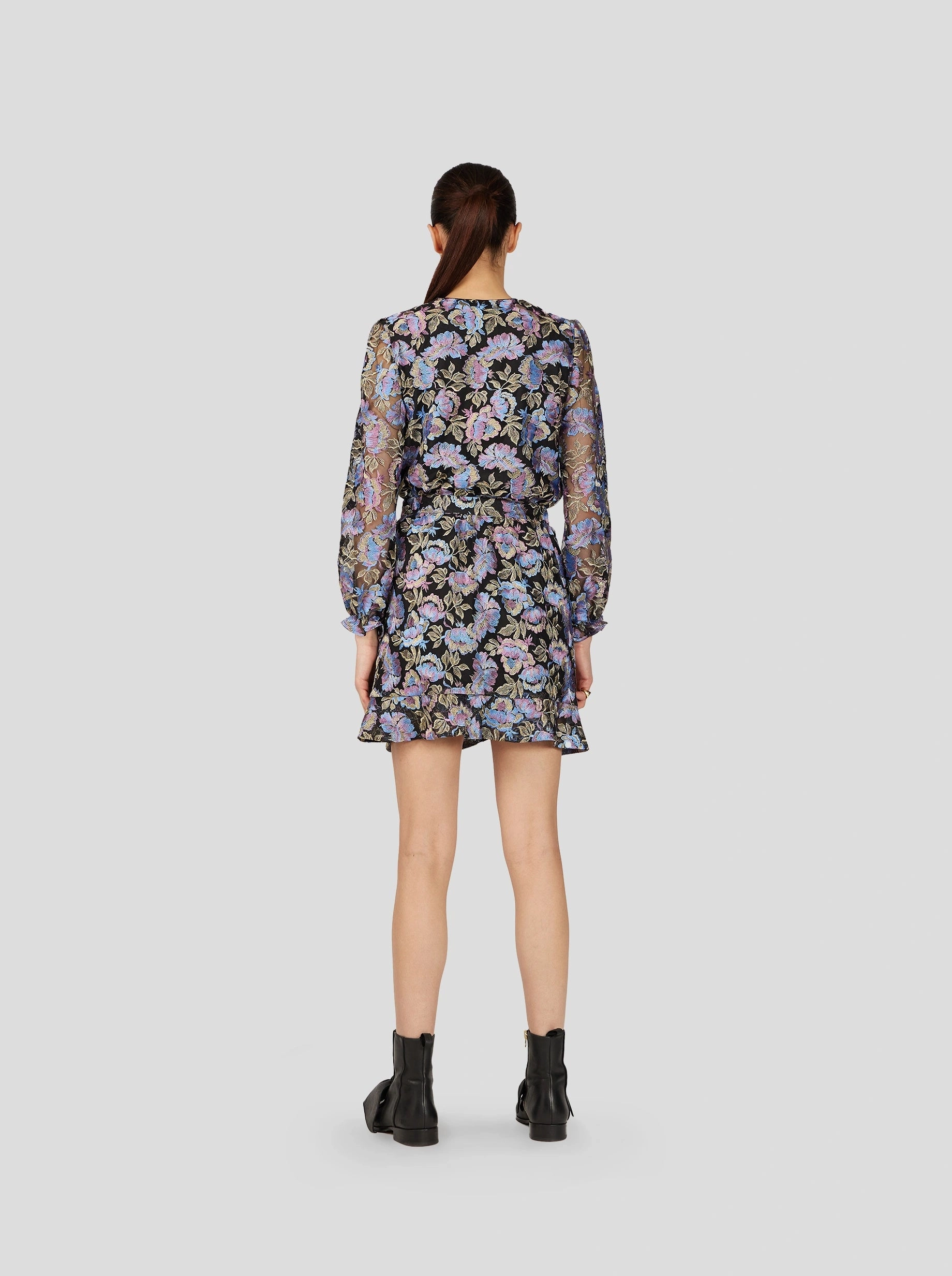 JOAN SHIRT IN FLEURS DE GIVRE EMBROIDERY