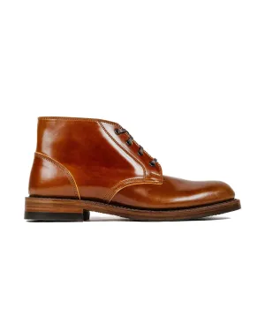 John Lofgren Bootmaker Les Bottes Chukka Inébranlables en Shell Cordovan Cognac Shinki Hikaku