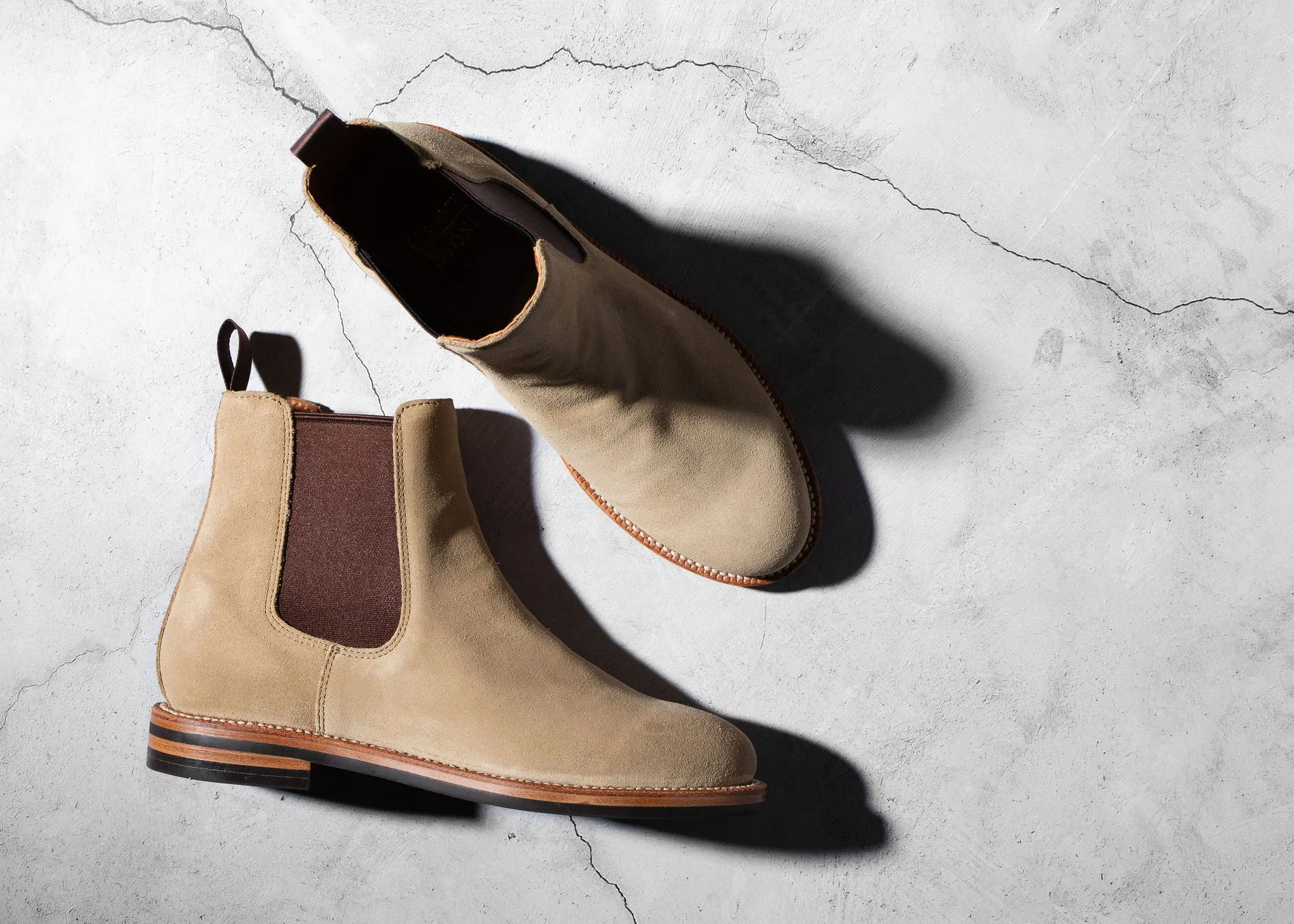 Bottes Chelsea Josephine en Suédé Tan