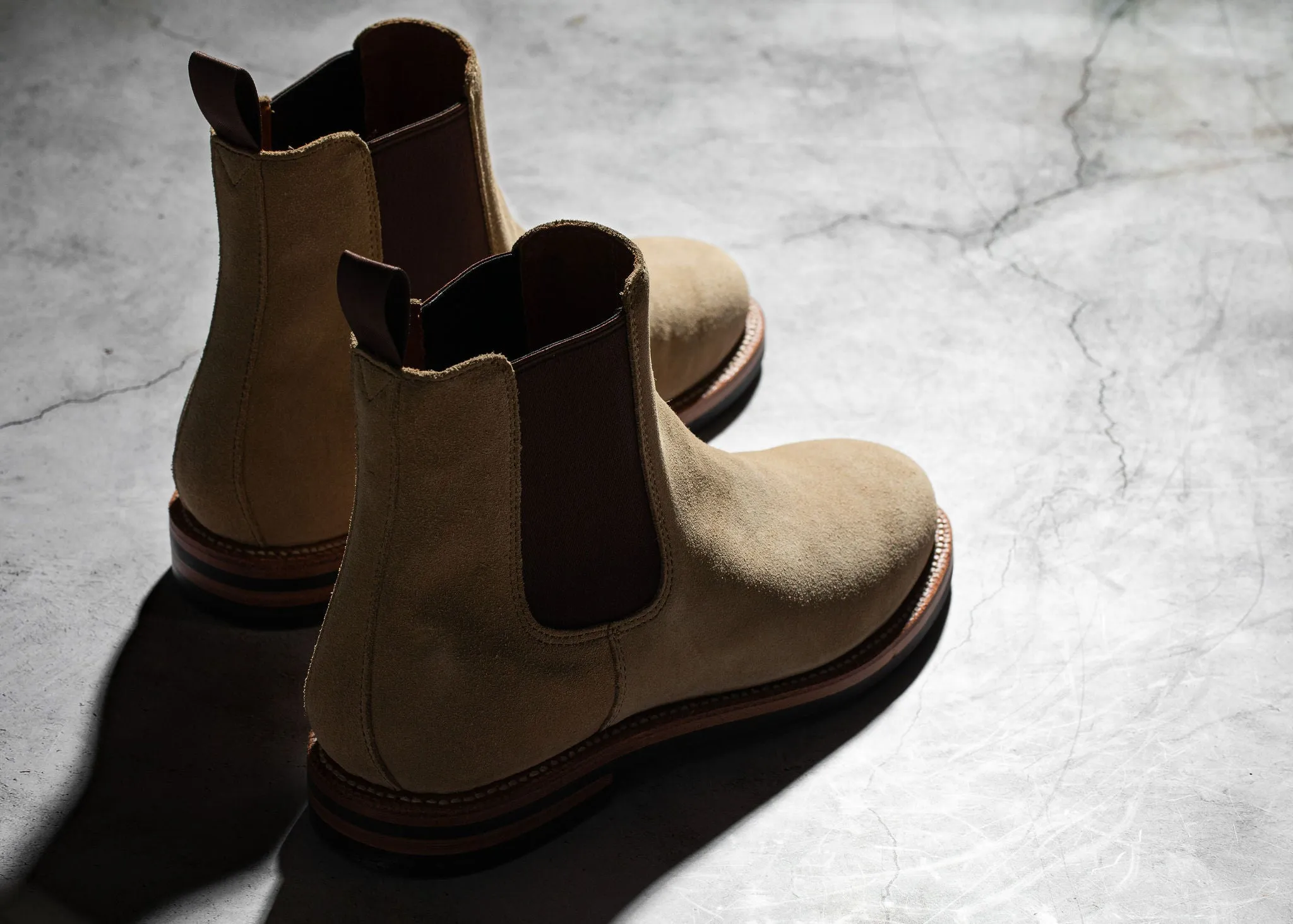 Bottes Chelsea Josephine en Suédé Tan