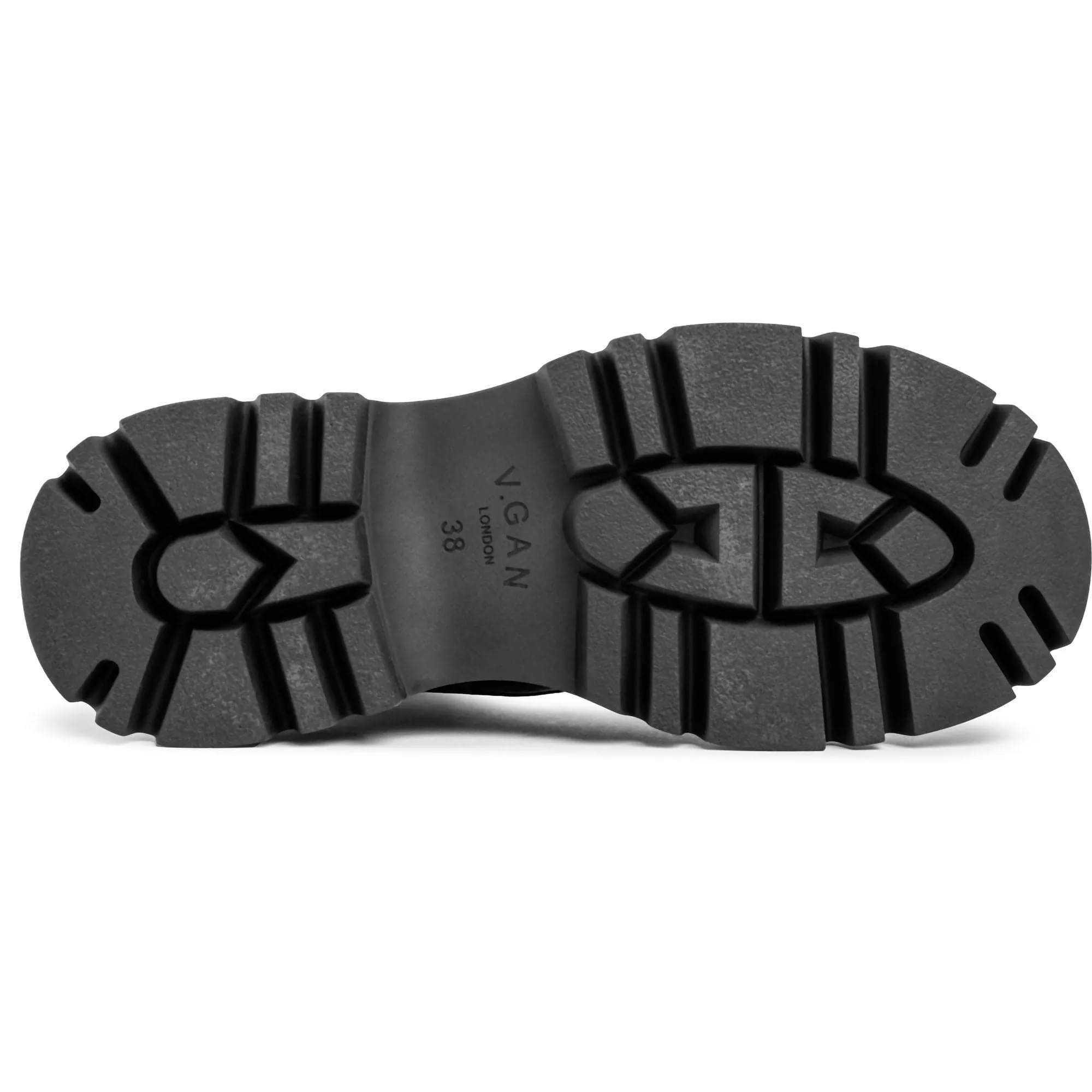 Bottes lacées en simili cuir vegan pour femmes Kanzi | Noir
