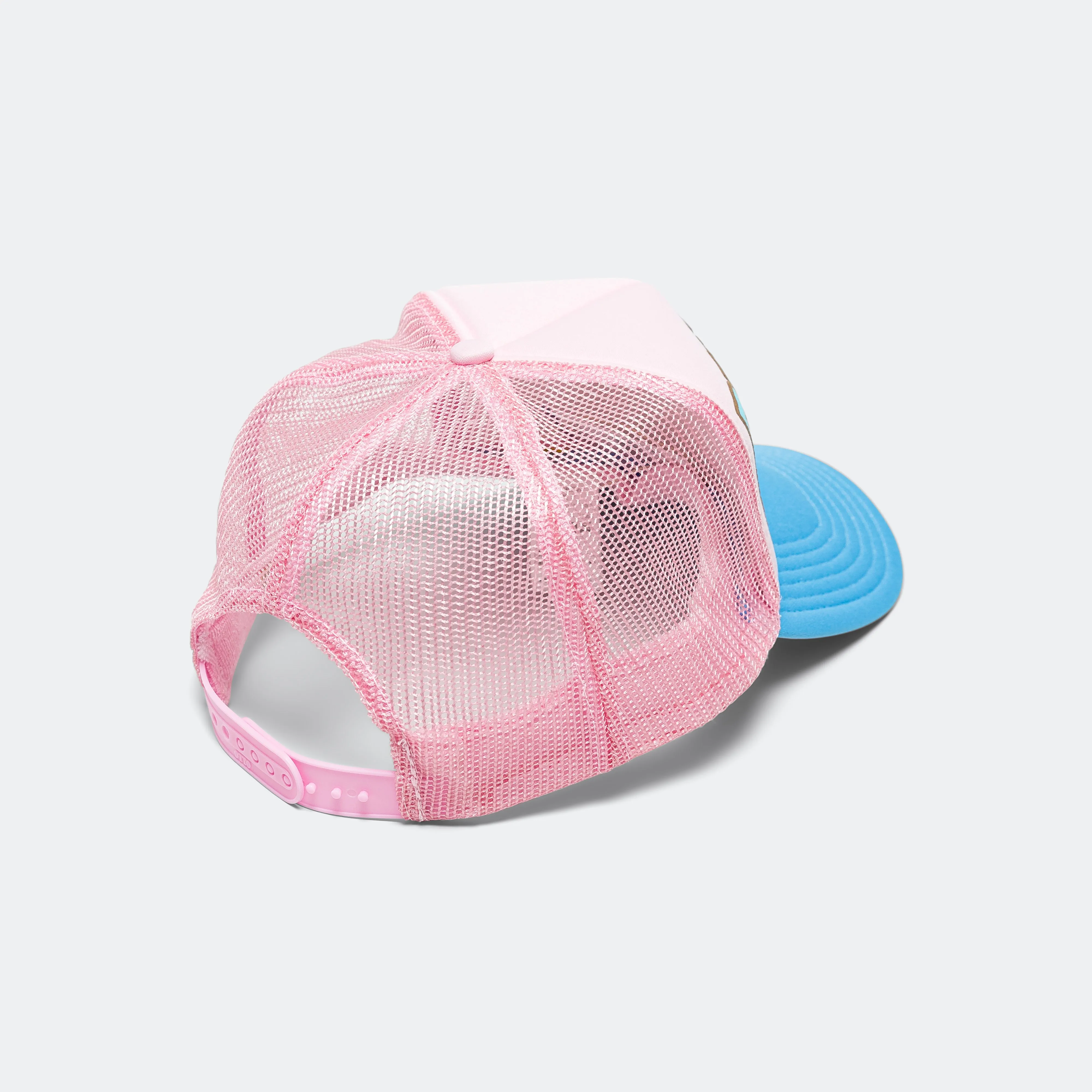 Casquette trucker Kapital Clothing DENIM HOMME AMOUR CHATS - Rose/Sax