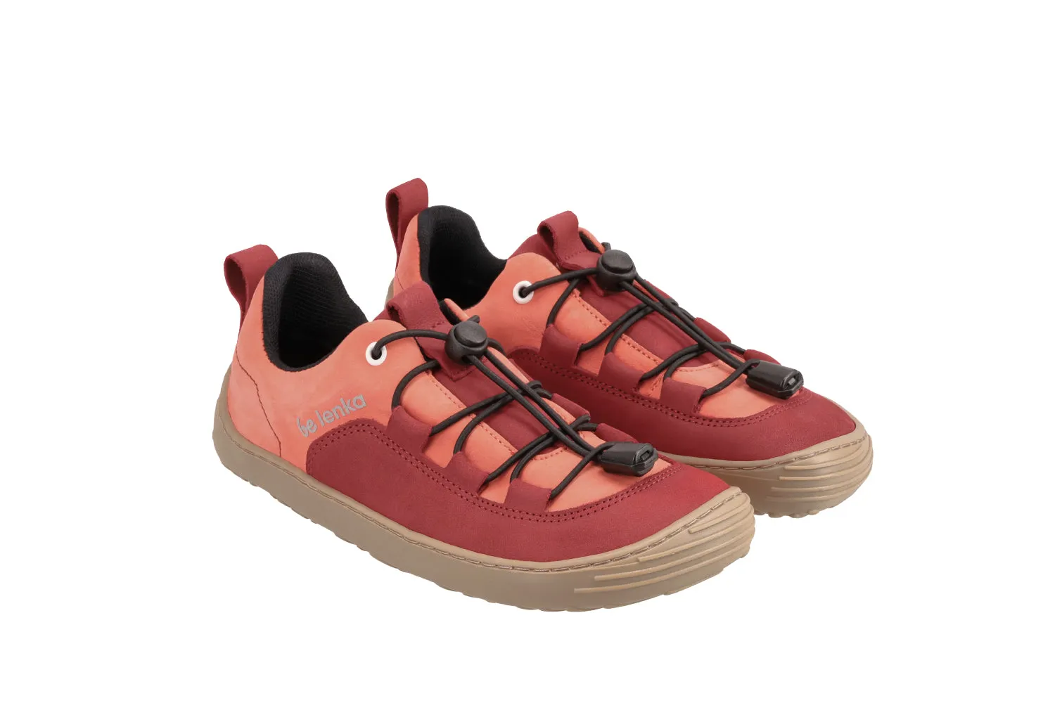 Chaussures légères pour enfants Be Lenka Xplorer - Rouge foncé & Corail_Be Lenka_Chaussures