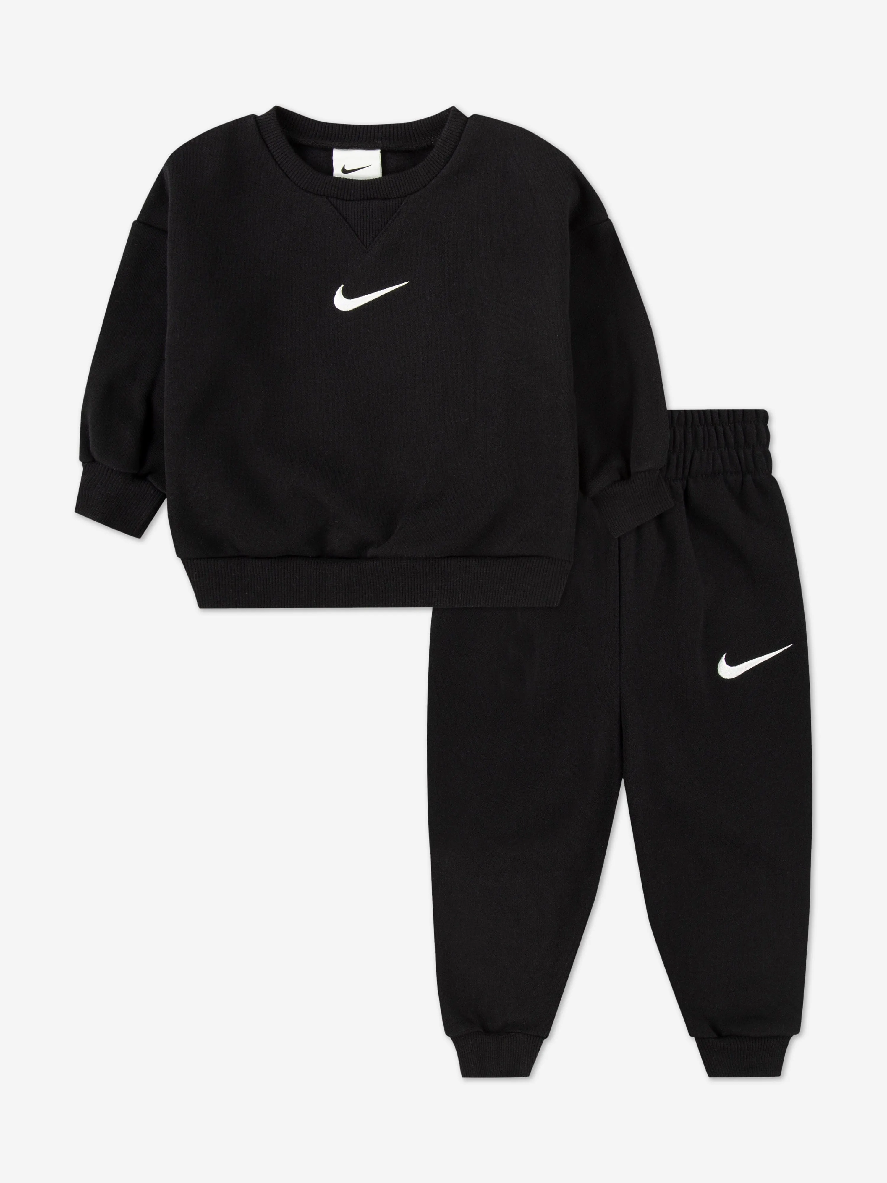 Survêtement en polaire essentiel pour enfants en noir