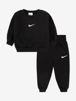 Survêtement en polaire essentiel pour enfants en noir