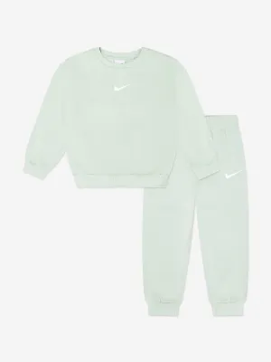 Survêtement en polaire essentiel pour enfants en vert
