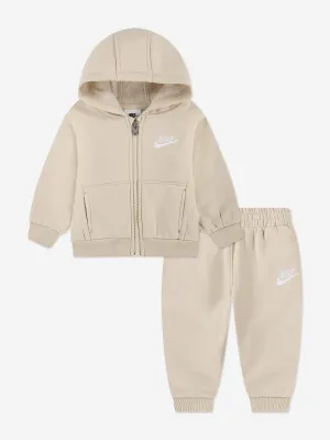 Survêtement Club à Fermeture Éclair Complète pour Enfants en Beige