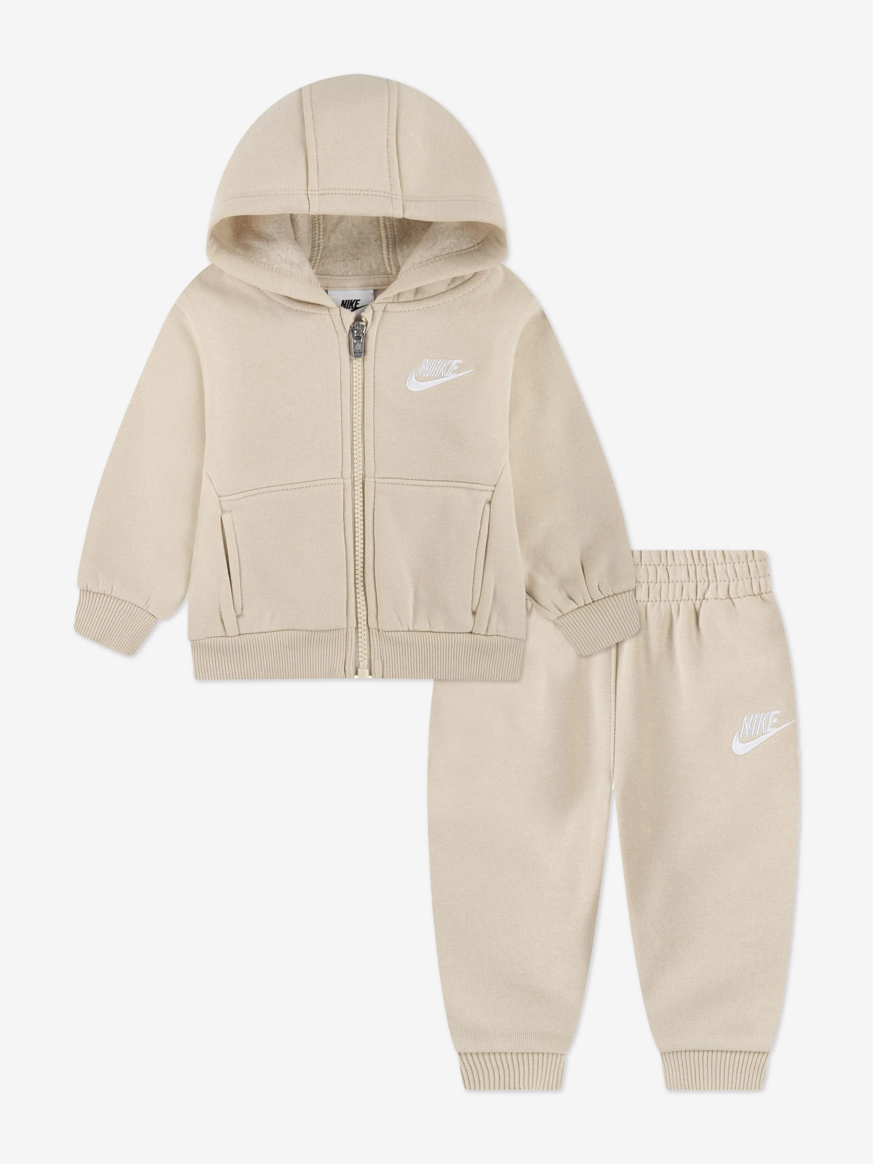 Survêtement Club à Fermeture Éclair Complète pour Enfants en Beige