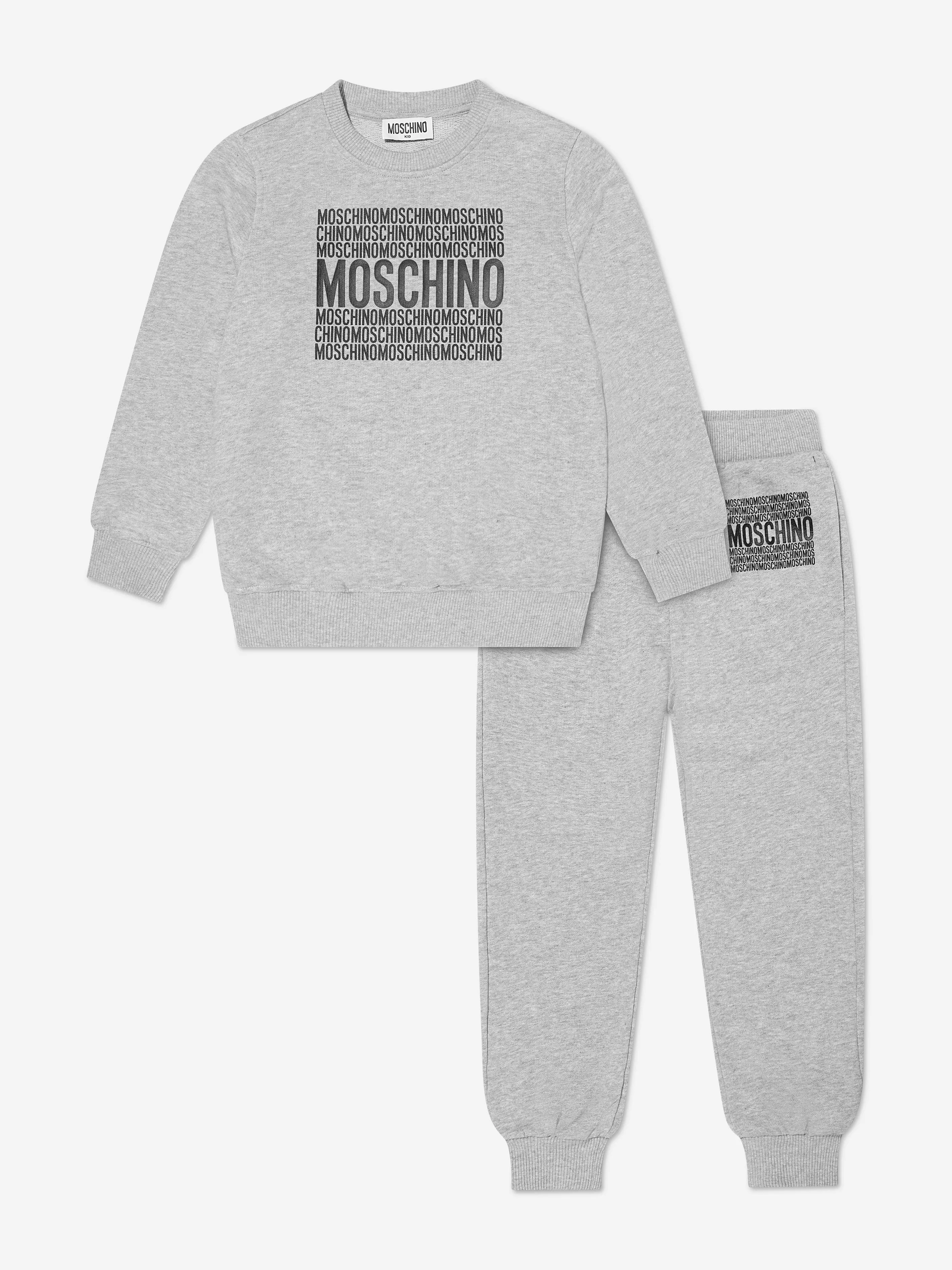 Survêtement avec logo pour enfants en gris