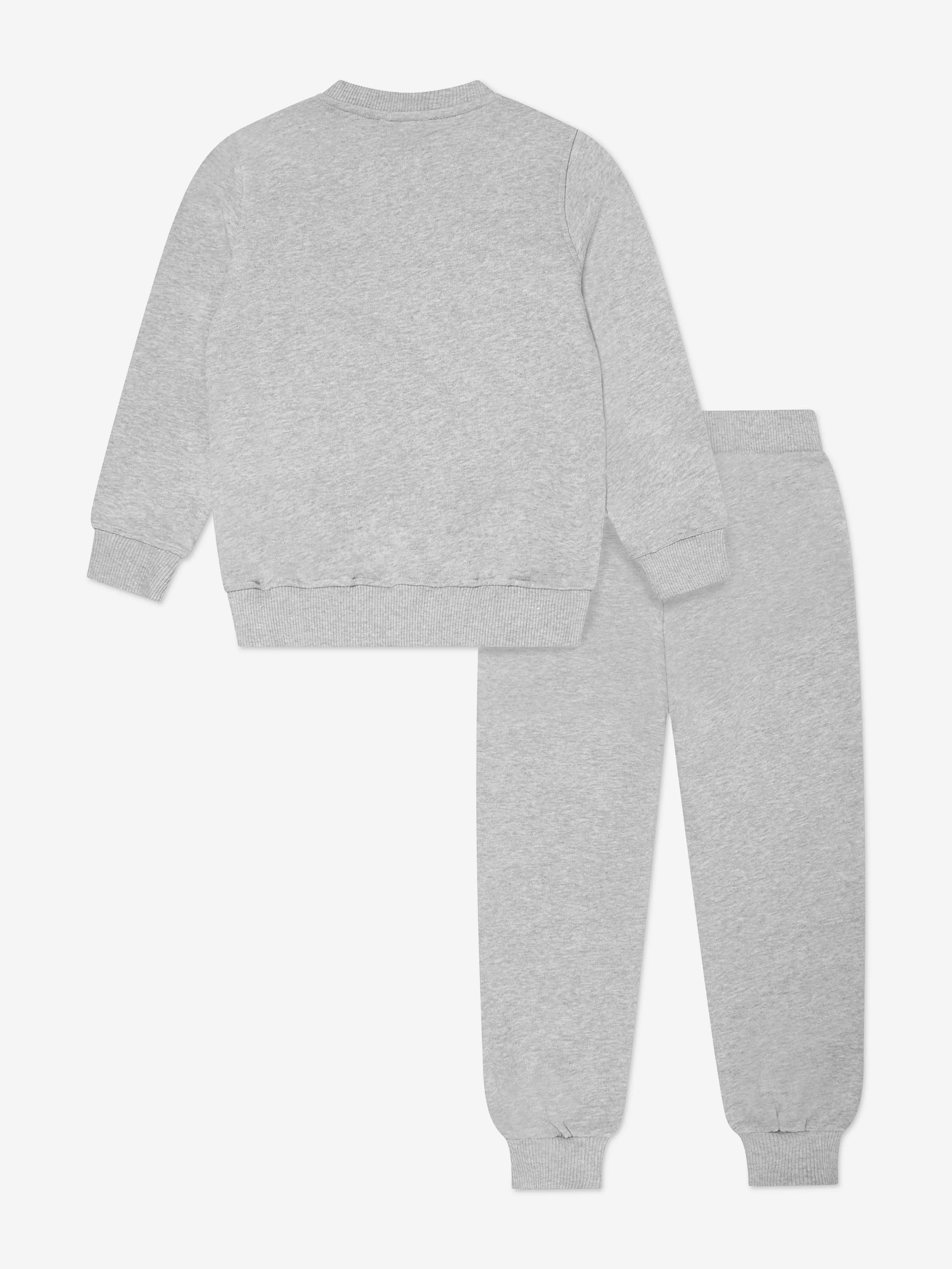 Survêtement avec logo pour enfants en gris