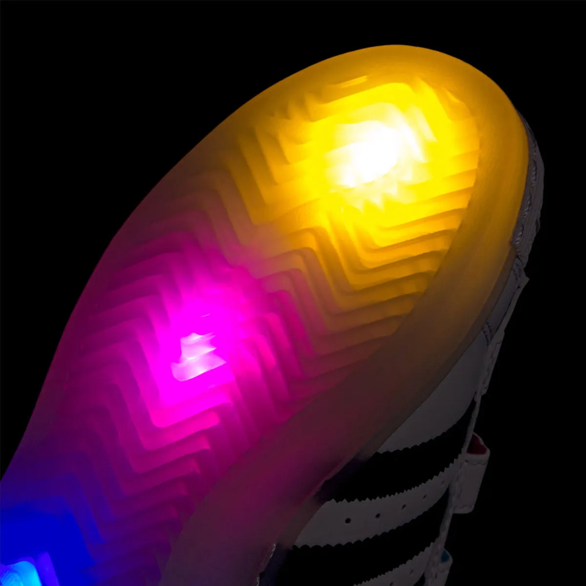 Kids Superstar 360 LED 'Nuage Blanc Cœur Noir'