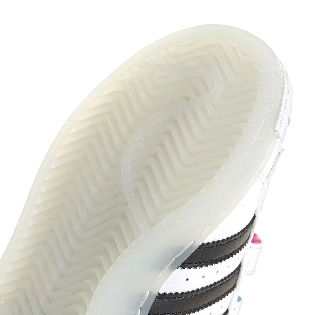 Kids Superstar 360 LED 'Nuage Blanc Cœur Noir'