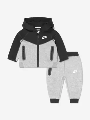 Survêtement à capuche zip complet Tech Fleece pour enfants en gris