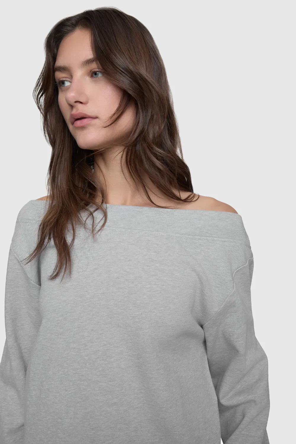 Pull à capuche décolleté Kora