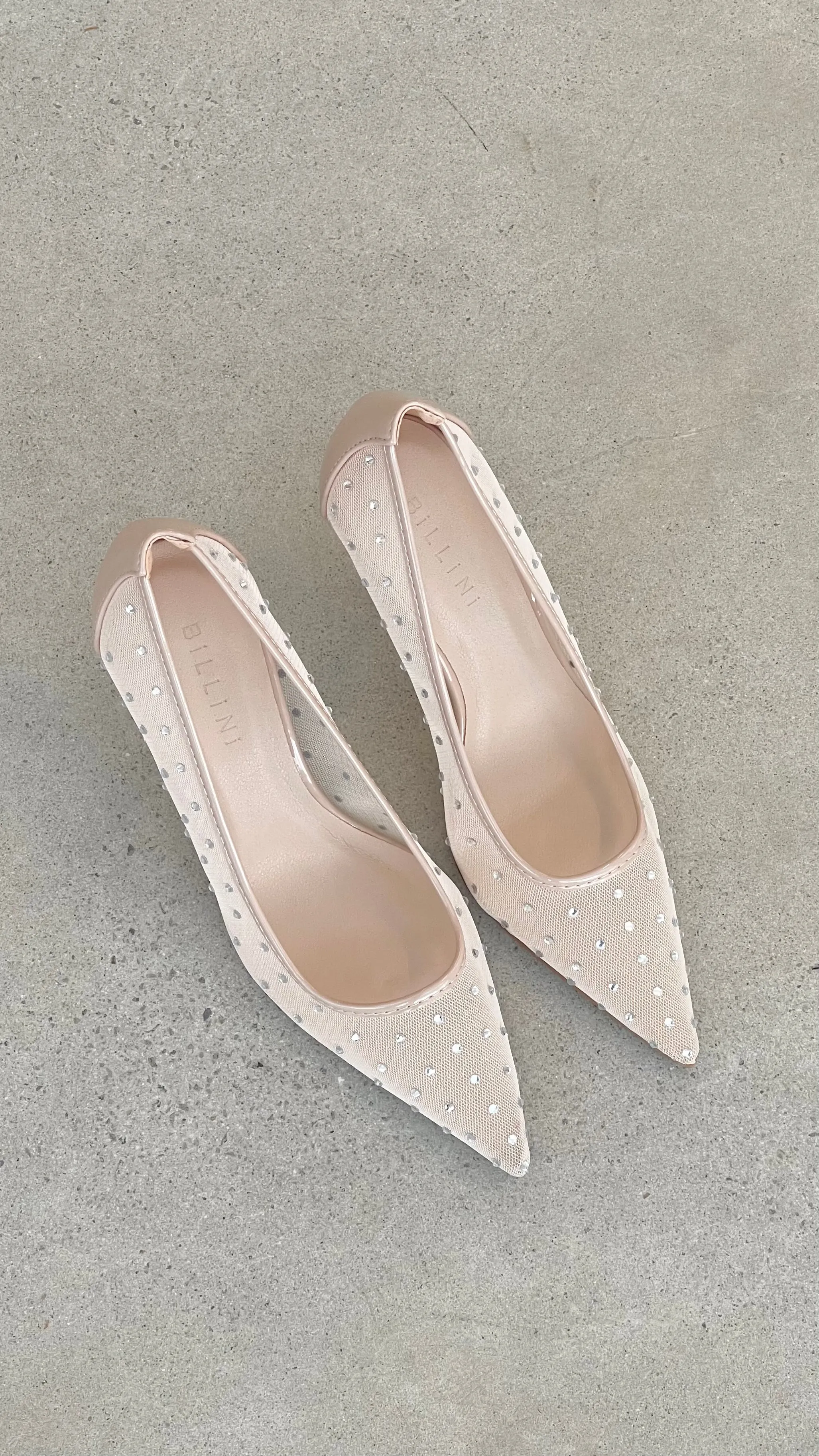 Lee Heels - Pétales Mesh Strass