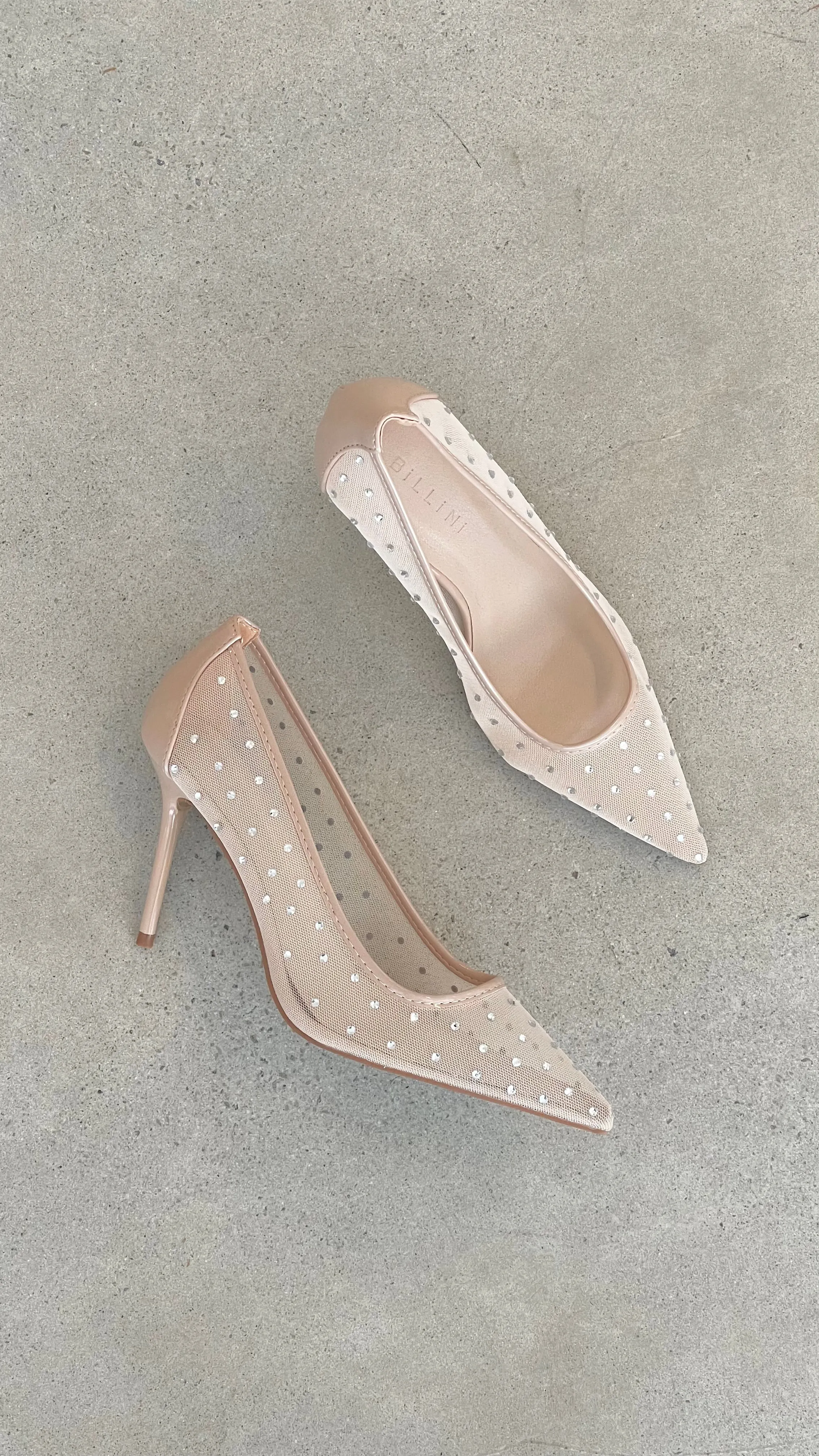 Lee Heels - Pétales Mesh Strass
