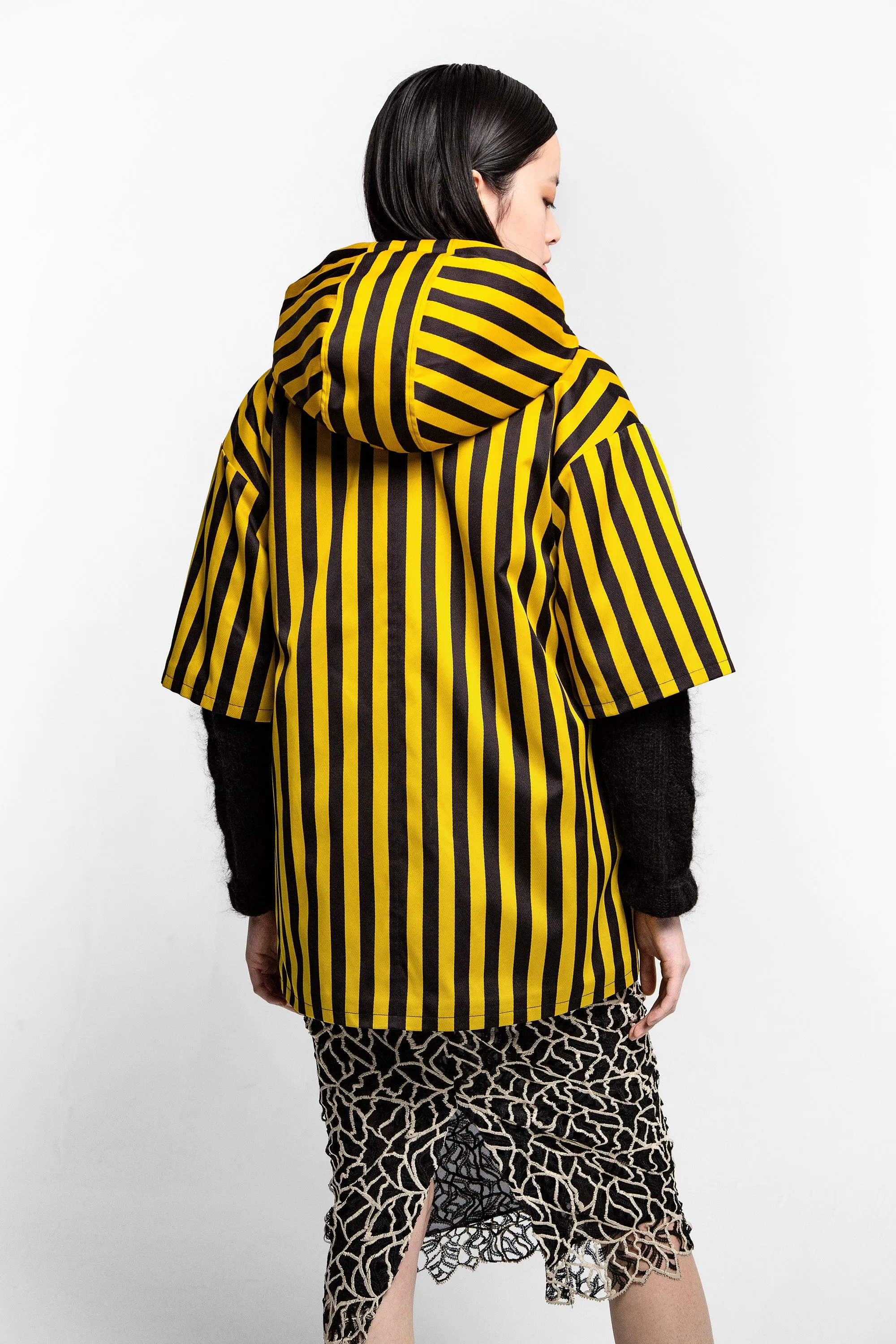 Parka Lolita à rayures abeille