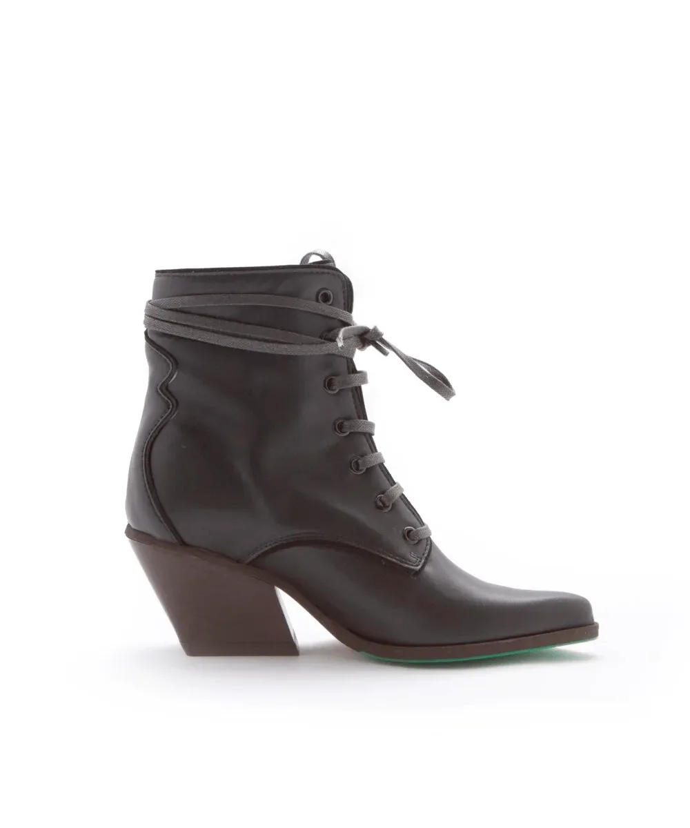 Lot Bottes Cowboy en Cuir Végan AppleSkin | Noir
