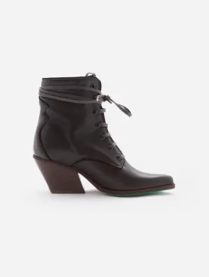 Lot Bottes Cowboy en Cuir Végan AppleSkin | Noir