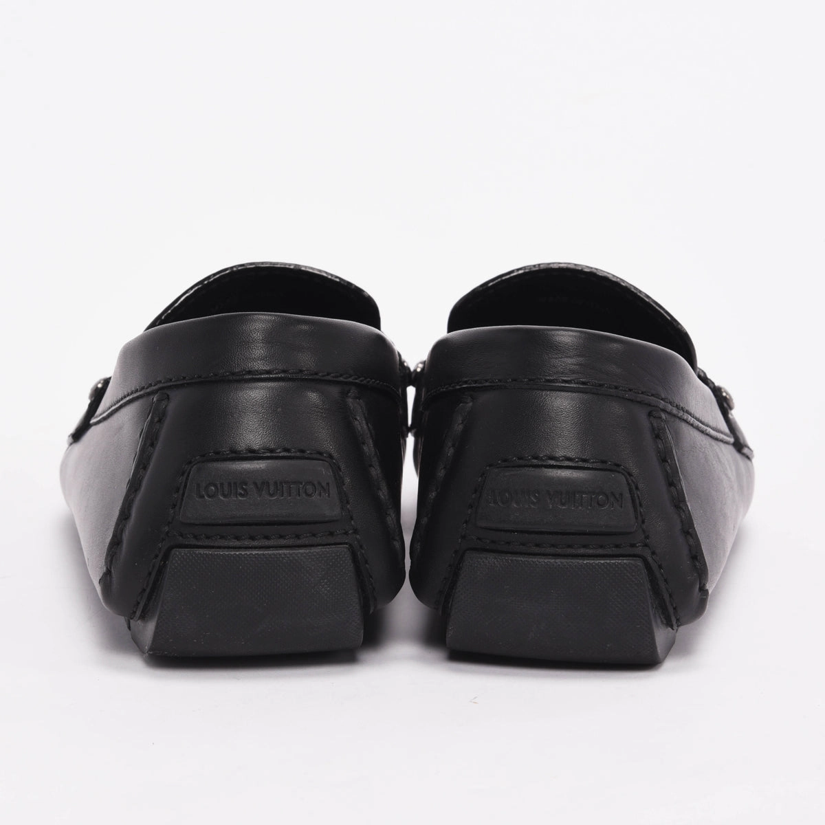 Louis Vuitton Black Calfskin Monte Carlo Mocassins 8.5
