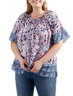 Lucky Brand Trapunto Bordure Paysanne Multi Lucky Brand