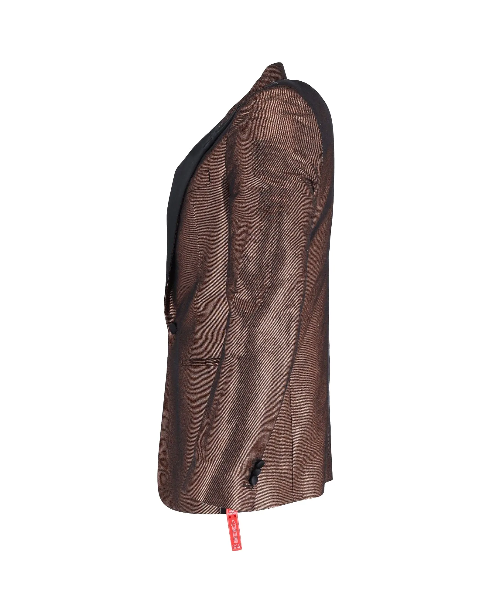 Veste Smoking Maison Margiela en Polyester Bronze Métallisé