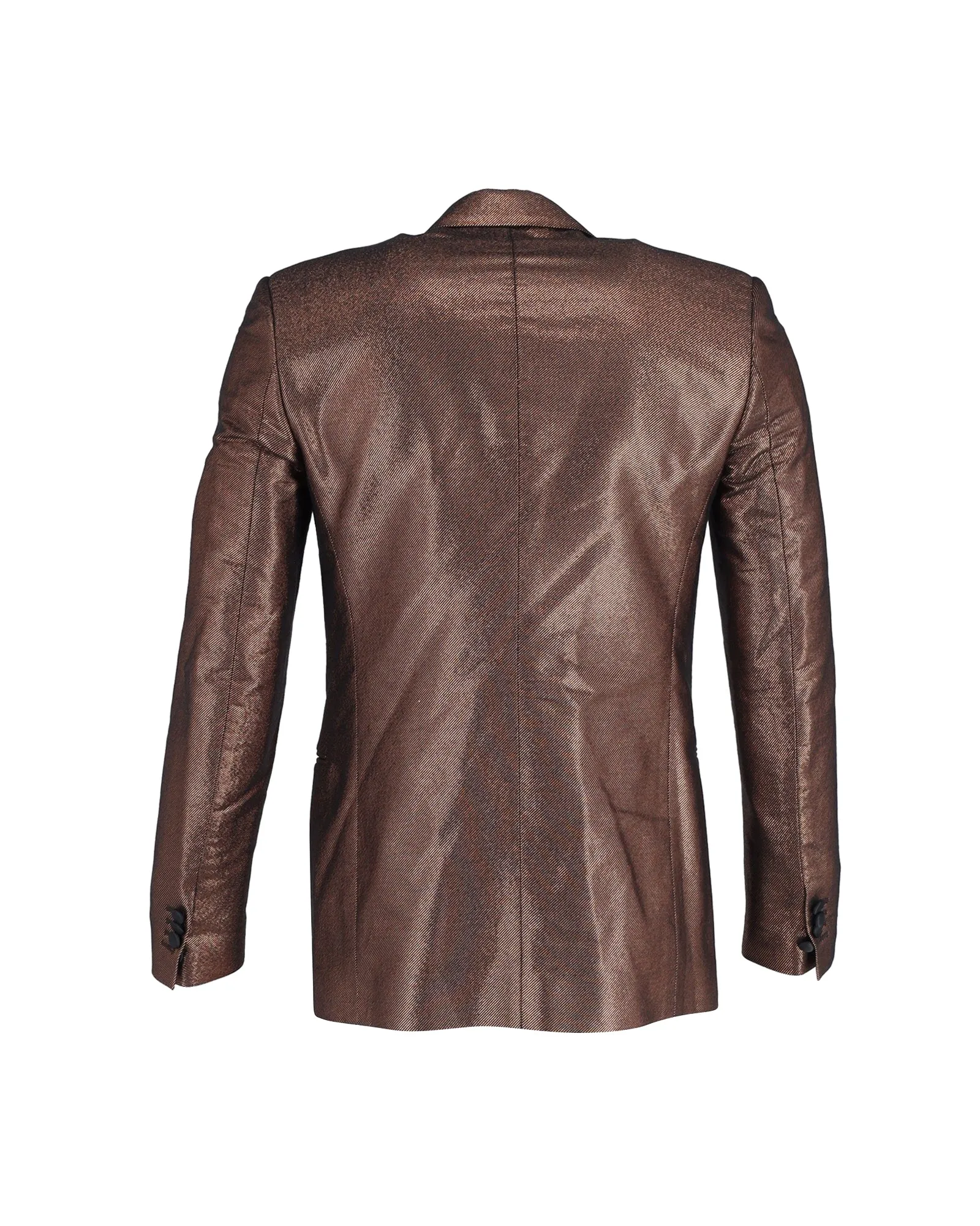 Veste Smoking Maison Margiela en Polyester Bronze Métallisé