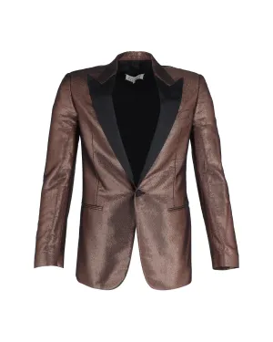 Veste Smoking Maison Margiela en Polyester Bronze Métallisé