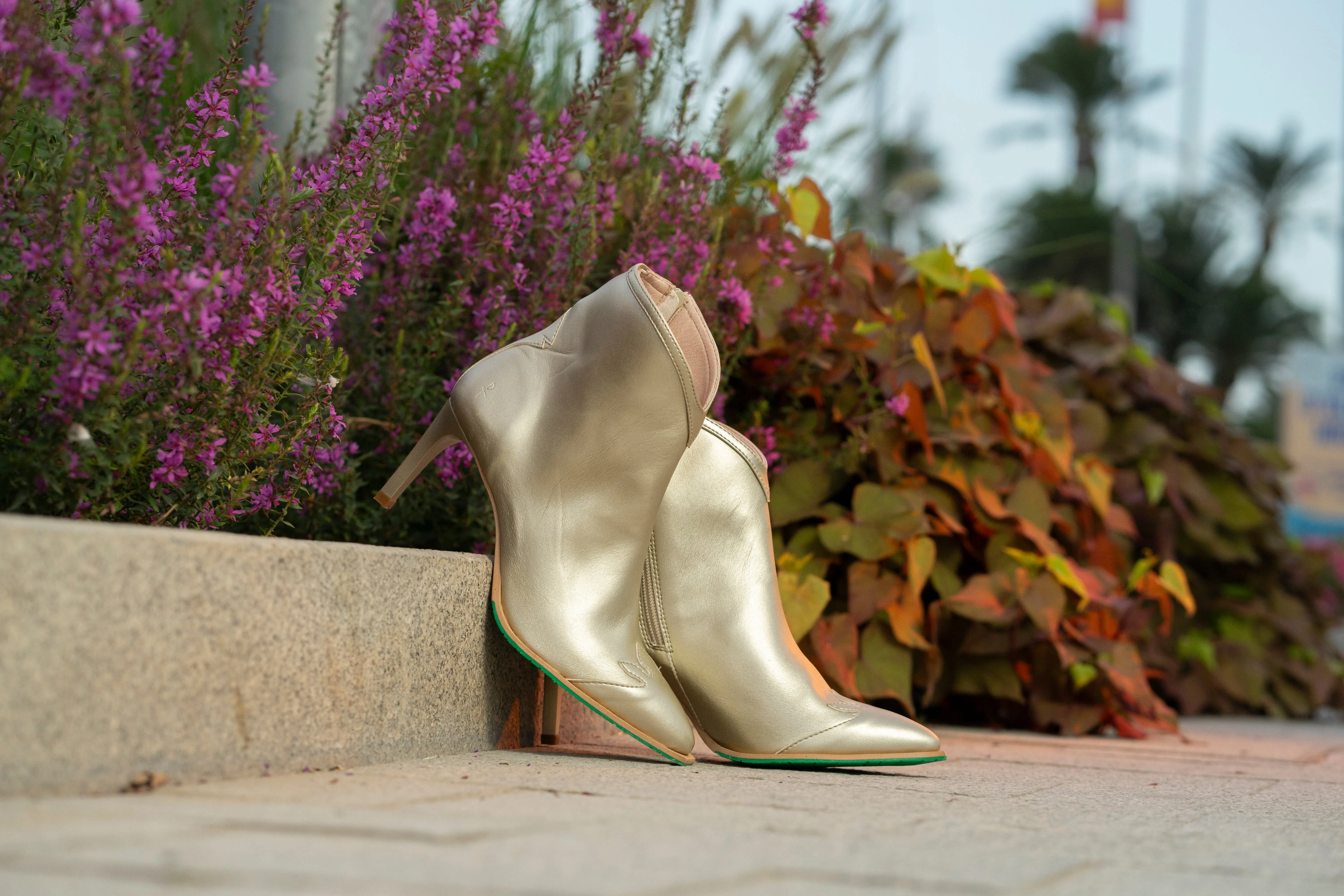 Bottes à talons aiguilles en simili cuir vegan Marly | Plusieurs couleurs