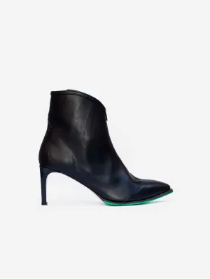 Bottes à talons aiguilles en simili cuir vegan Marly | Plusieurs couleurs
