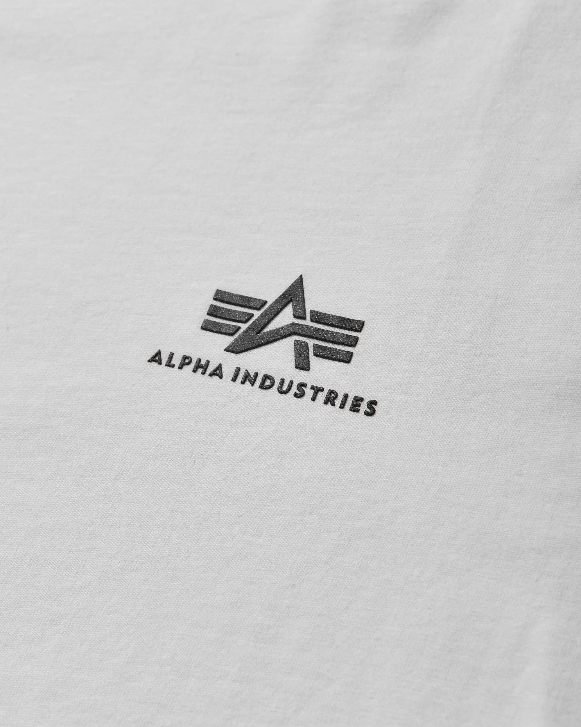 T-shirt Homme Basique Petit Logo Blanc