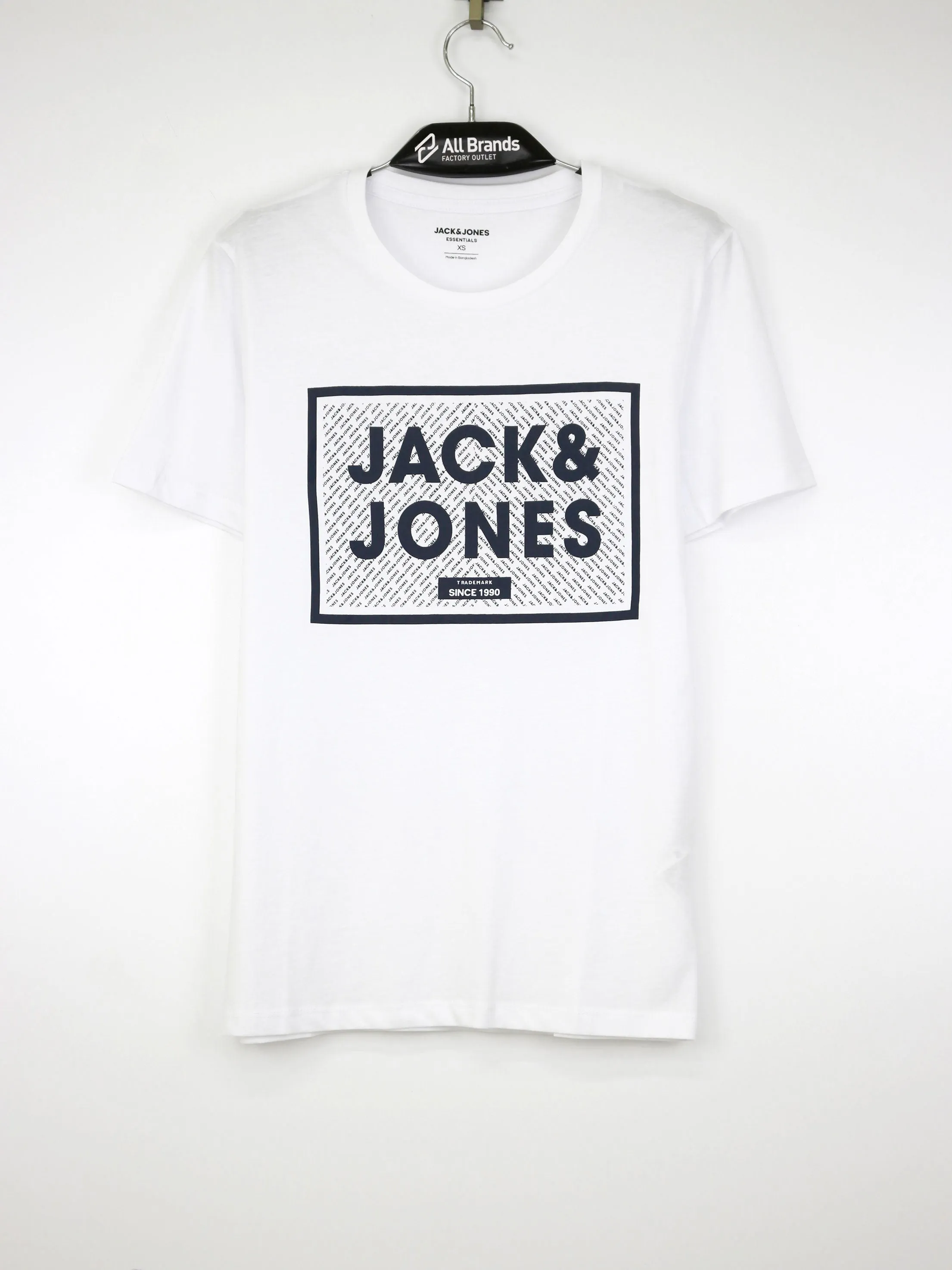 T-shirt Homme avec Logo de Marque Imprimé, Blanc