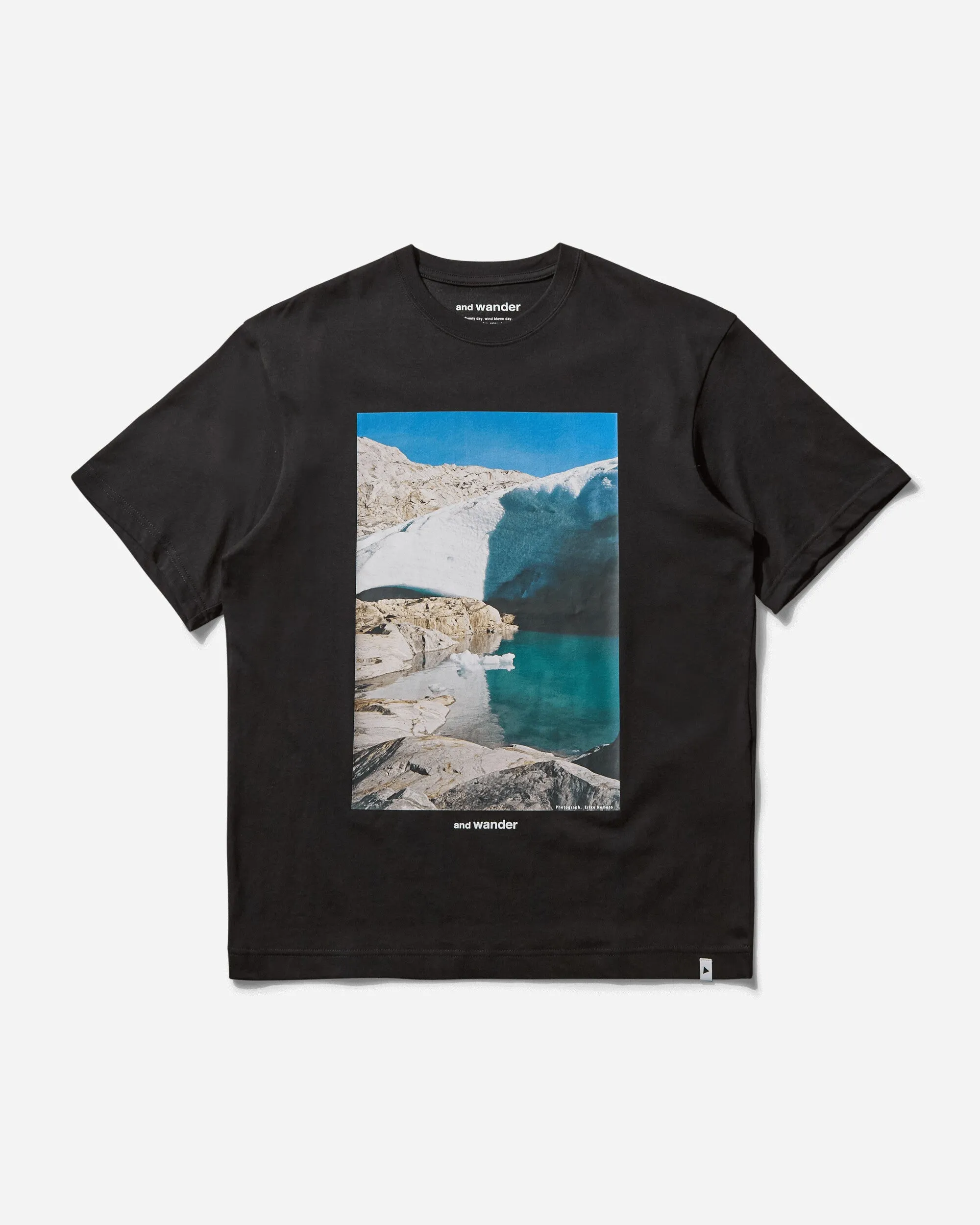 T-shirt imprimé Gracier pour homme - Noir