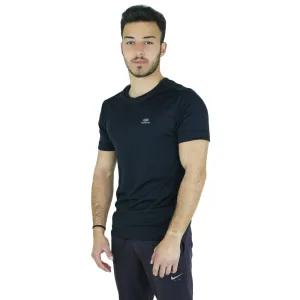 Haut de sport imprimé graphique pour homme, Noir