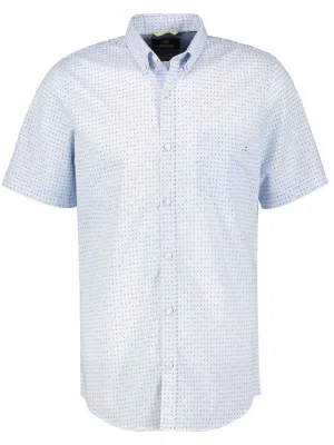 Chemise habillée pour homme à motifs imprimés, Bleu clair