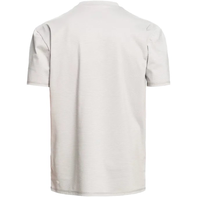 T-shirt à manches courtes en maille chinée pour homme