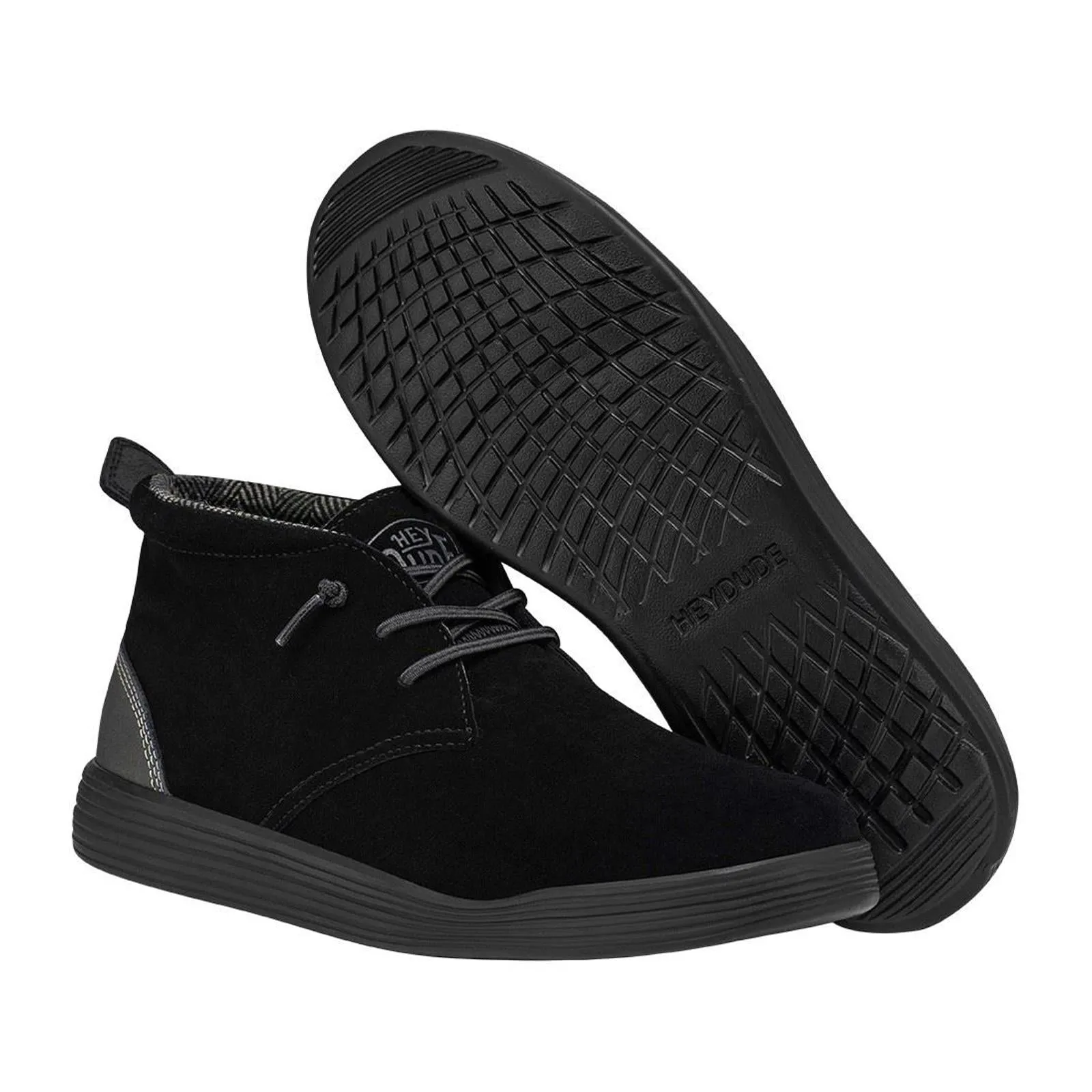 Bottes à enfiler pour hommes Heydude 40605 Jo - Noir jais