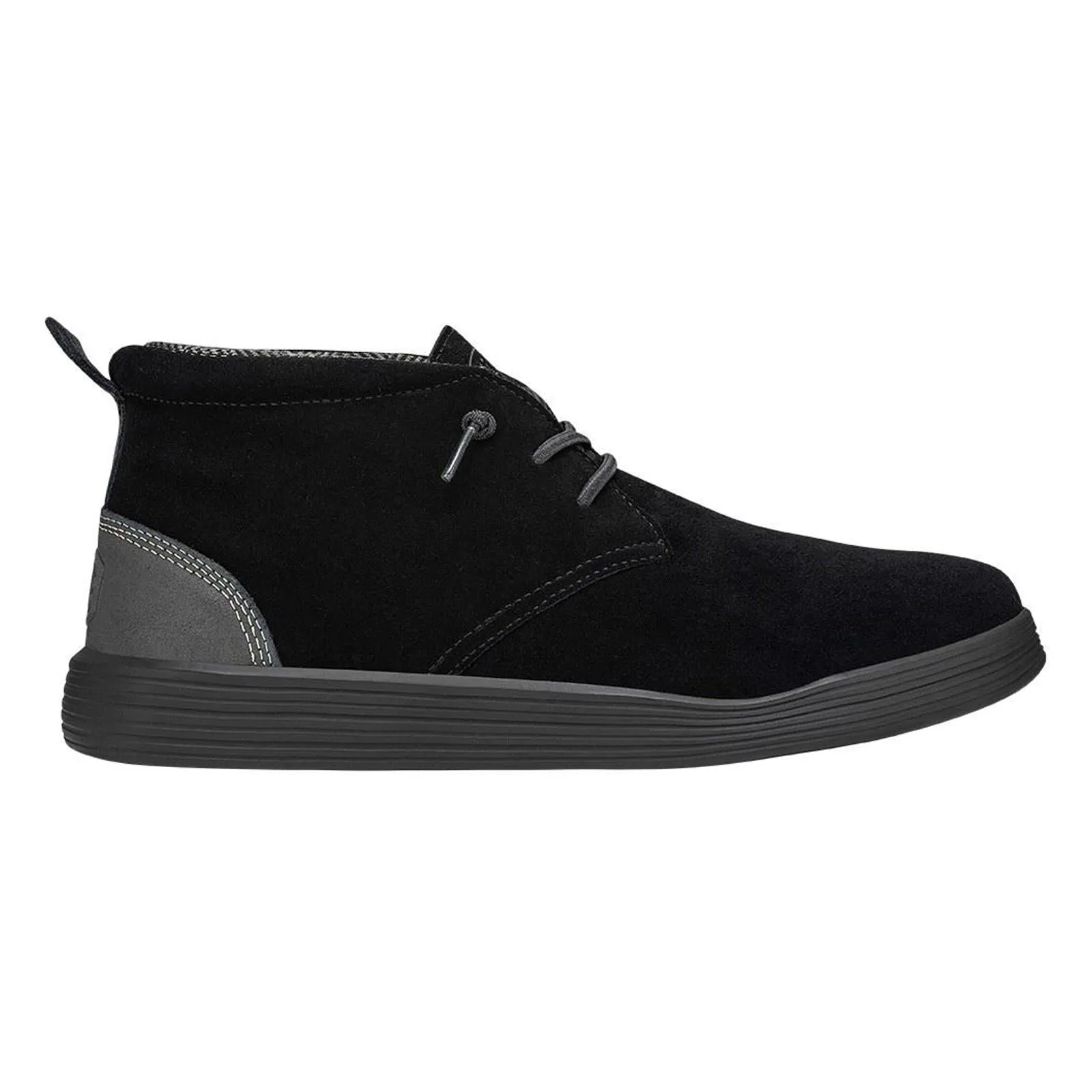 Bottes à enfiler pour hommes Heydude 40605 Jo - Noir jais