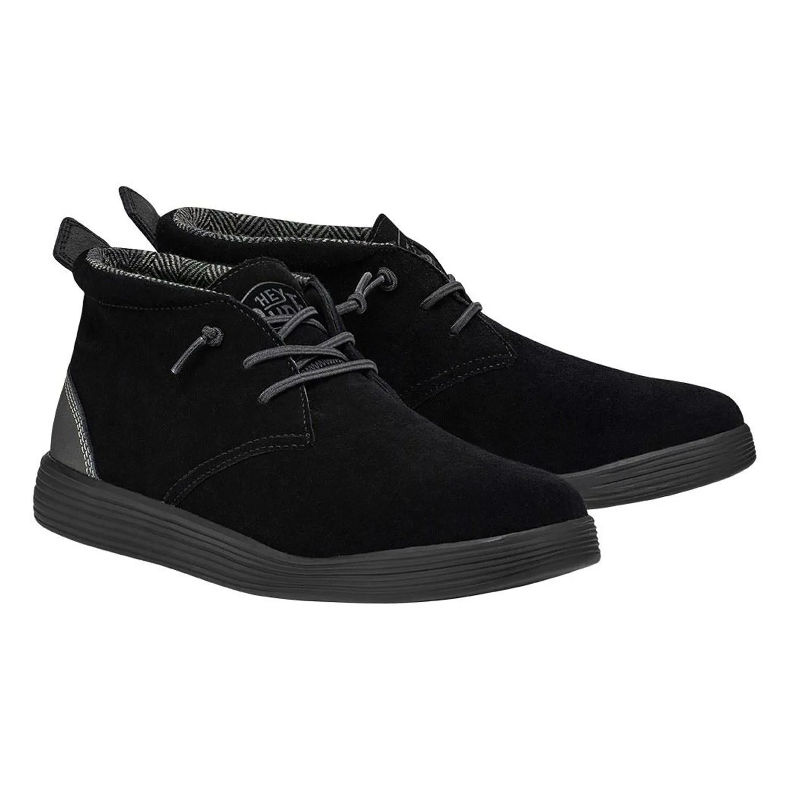 Bottes à enfiler pour hommes Heydude 40605 Jo - Noir jais