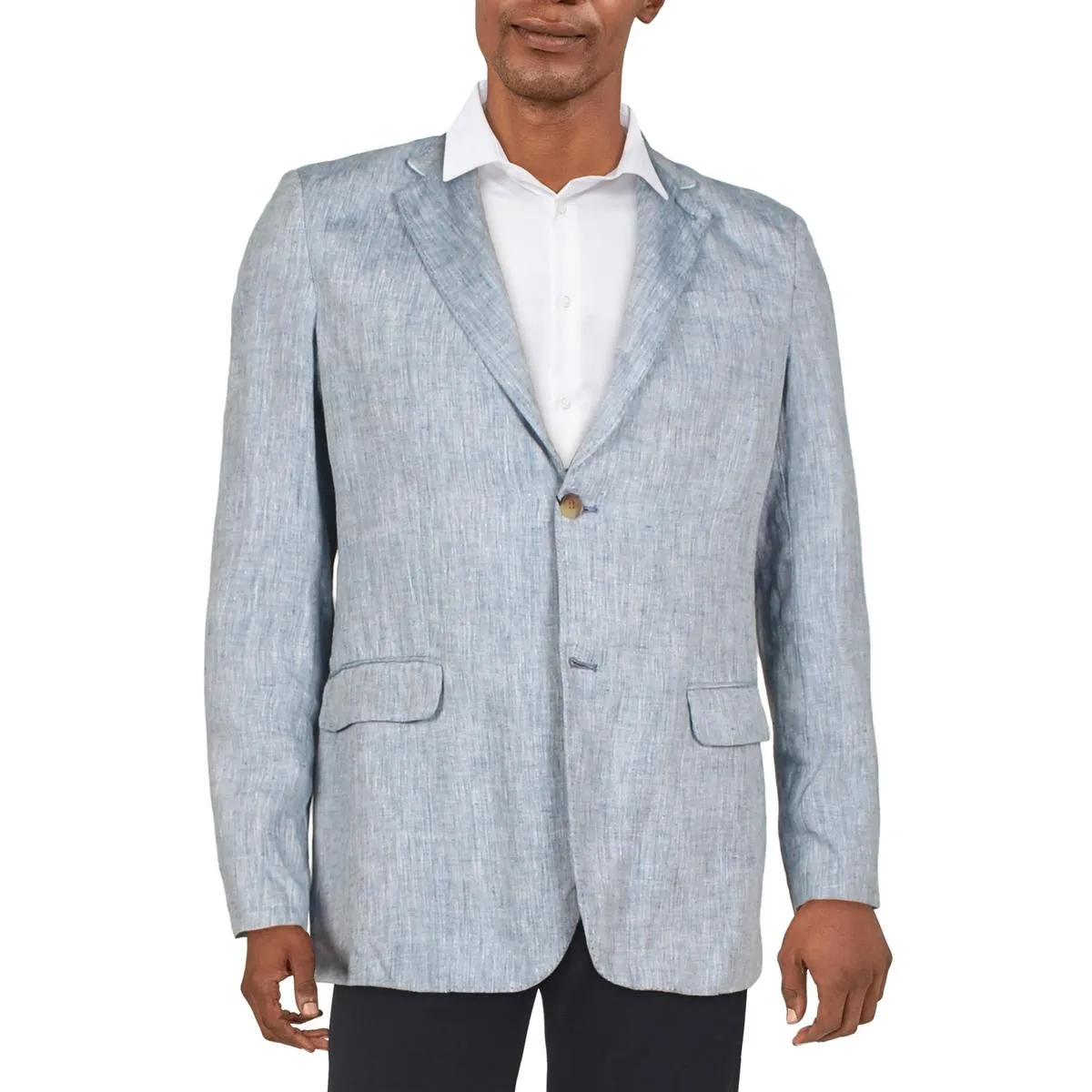 Veste deux boutons en lin pour homme - Séparé