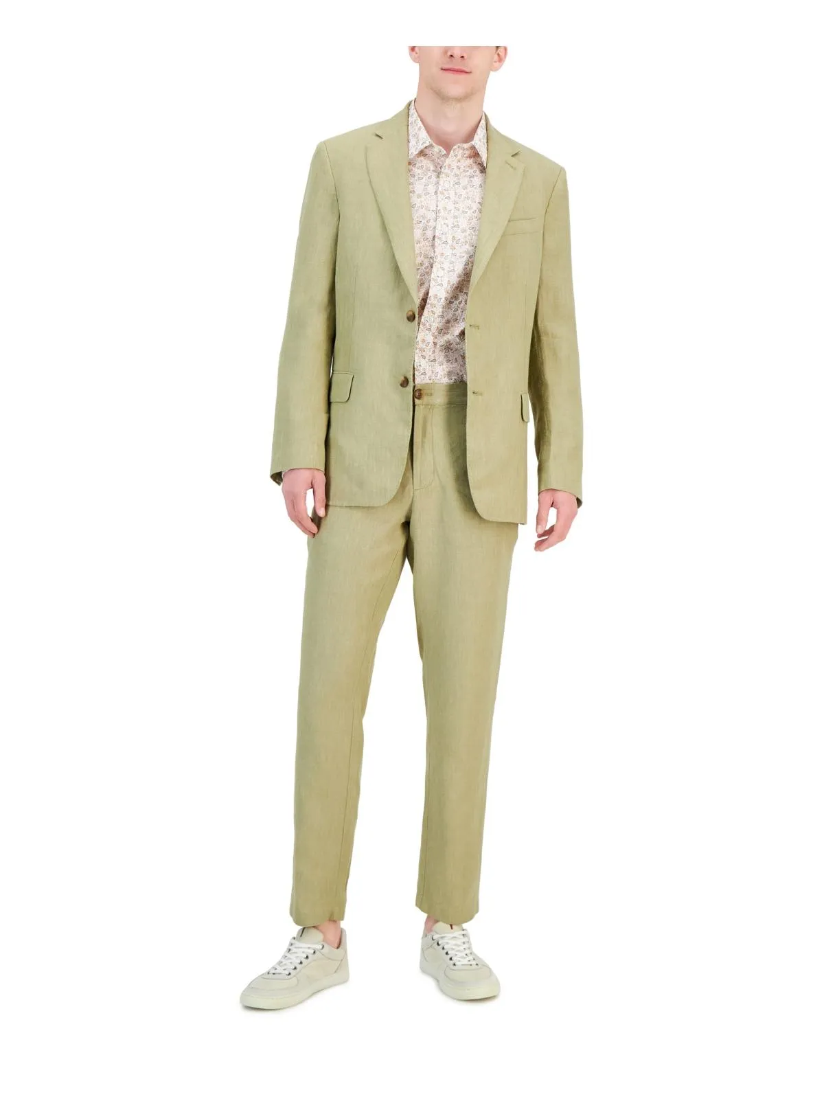 Veste deux boutons en lin pour homme - Séparé