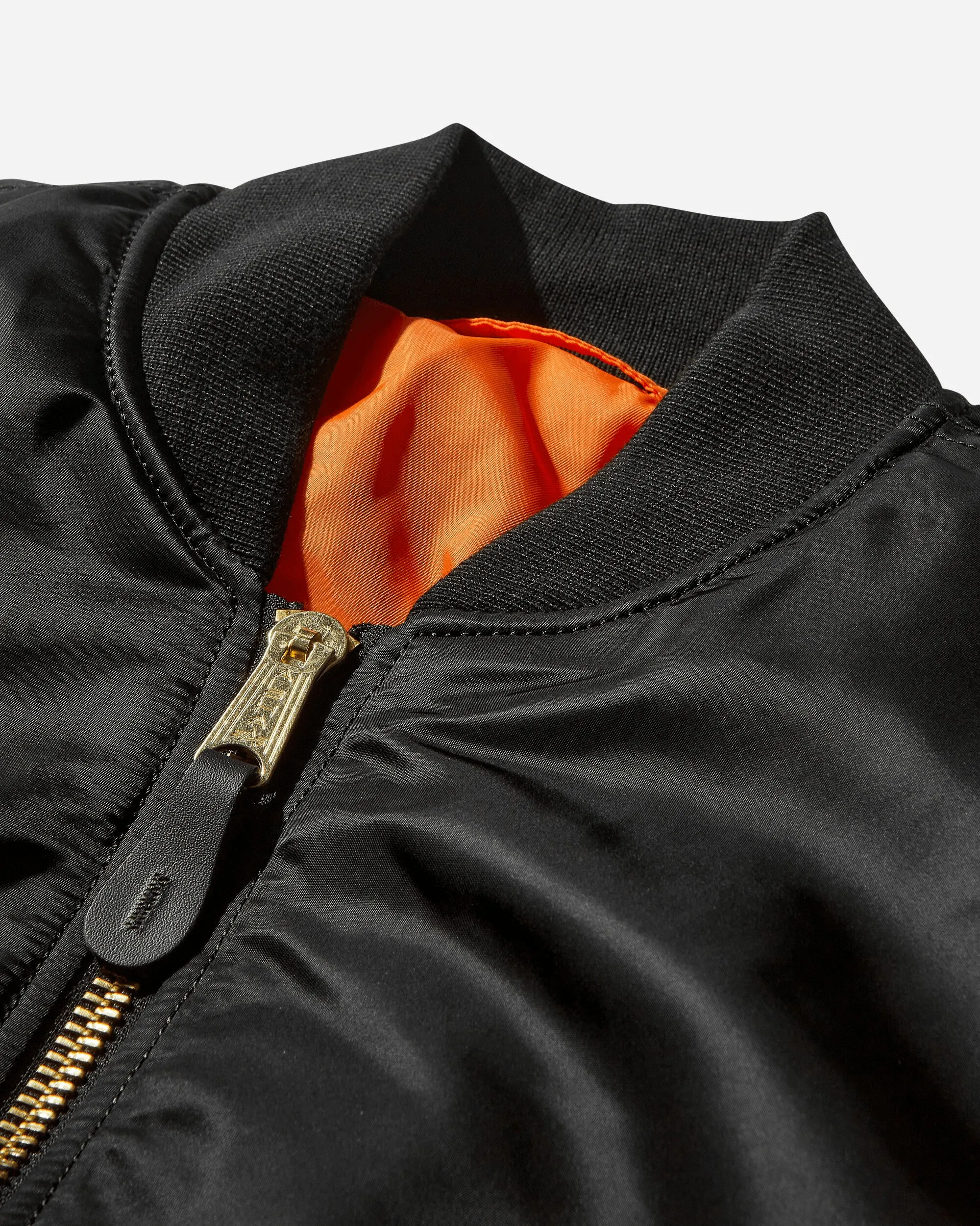 Veste bomber MA-1 pour homme - Noir