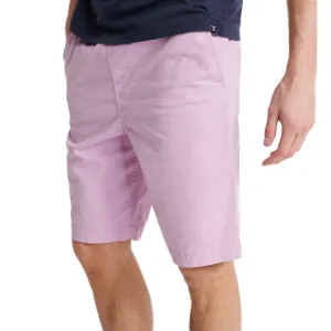 Short classique uni pour homme, mauve clair