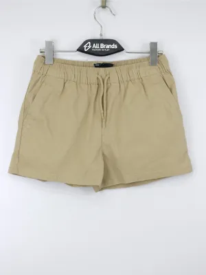 Short Homme Uni Mini À Enfiler, Beige