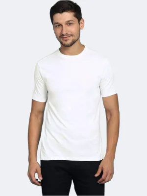 T-shirt uni pour homme, Blanc