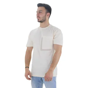 T-shirt Homme à poche latérale, Beige