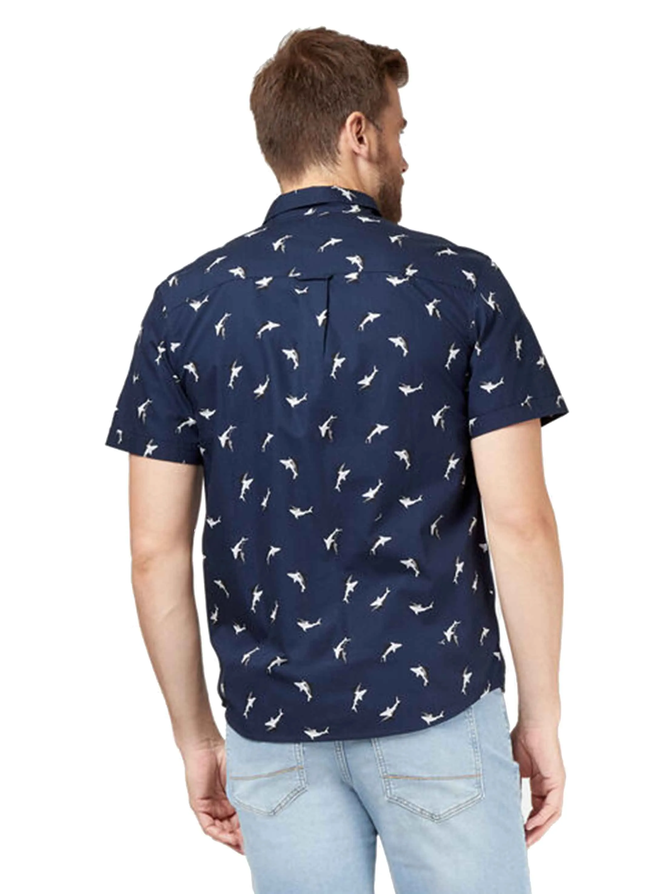 Chemise à carreaux pour homme, marine